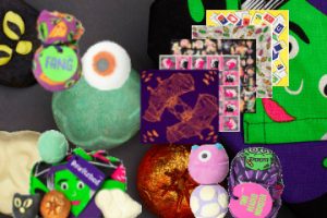 halloween gift sets and knot wrap lush